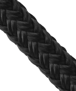 1 1/2 Inch Double Braid - Black