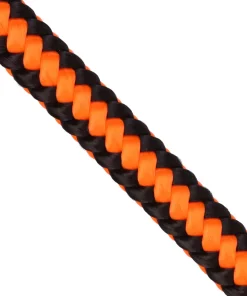 1/2 Arborist Rope - Neon Orange & Black