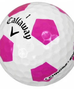 AAA Callaway Chrome Soft Truvis Soccer Pink and White