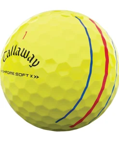 Callaway Chrome Soft X Triple Track Yellow