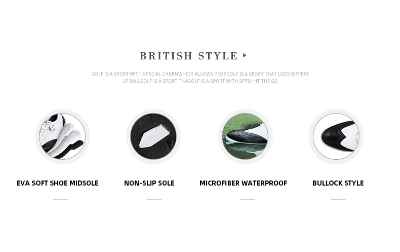 PGM XZ206 custom golf shoe men waterproof spike less golf shoes - Image 3