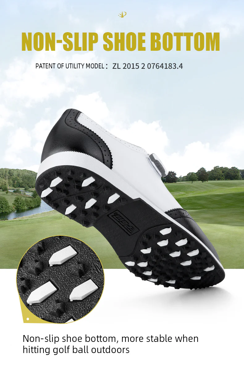 PGM XZ206 custom golf shoe men waterproof spike less golf shoes - Image 5