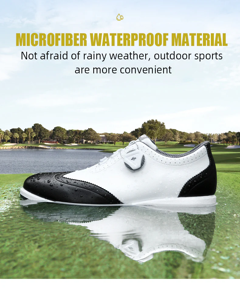 PGM XZ206 custom golf shoe men waterproof spike less golf shoes - Image 6