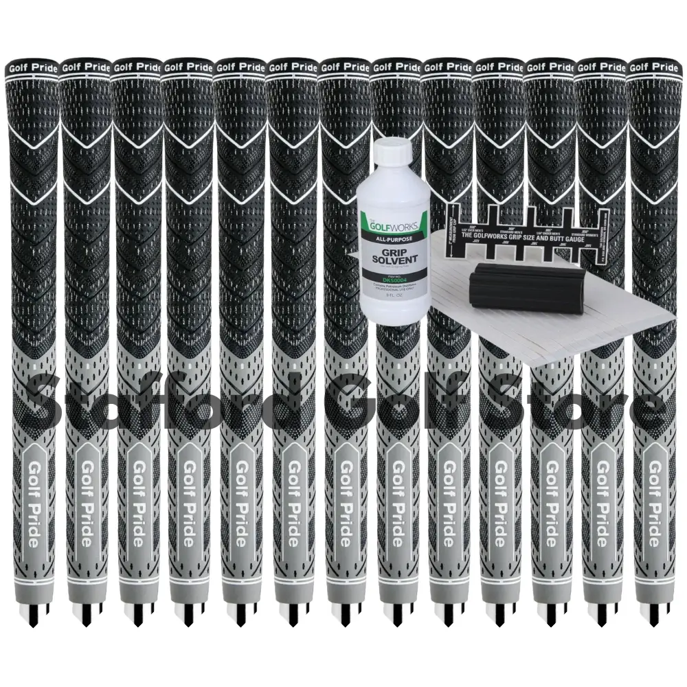 Golf Pride MCC Plus 4 Golf Club Grips Jumbo or Undersize (13pcs) + Golf Regripping Kits