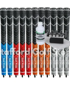 Golf Pride MCC Plus 4 Golf Club Grips Standard or Midsize (13pcs) + Golf Regripping Kits