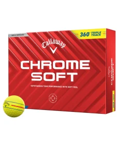 Callaway Chrome Soft 360 Triple Track 2024 Yellow (1 Dozen)