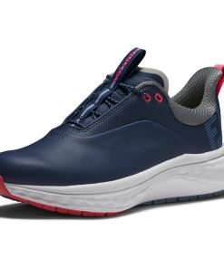 FootJoy FJ Quantum Women's Golf Shoe, Navy/White/Pink