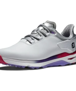 FootJoy Pro/SLX Women's Golf Shoe, White/Silver/Multi, 6.5 UK