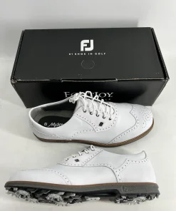 Footjoy MyJoys Premiere Series Shield Tip Women's Golf Shoes White 9 Narrow