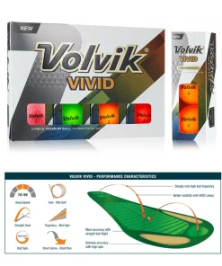 Volvik VIVID Dozen Golf Balls